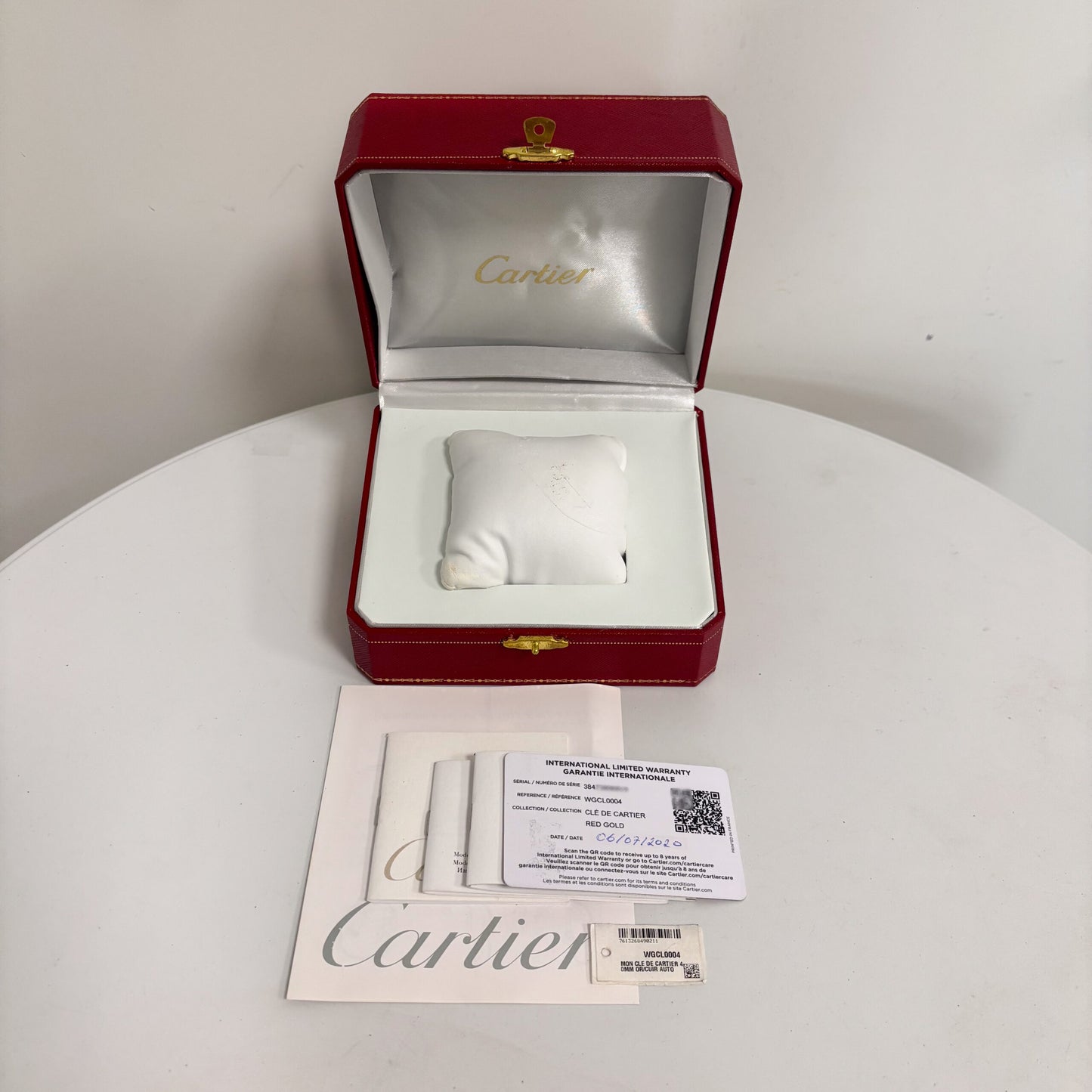 Cartier Cle De Cartier 18k Rose Gold 40mm Automatic Men's Watch WGCL0004