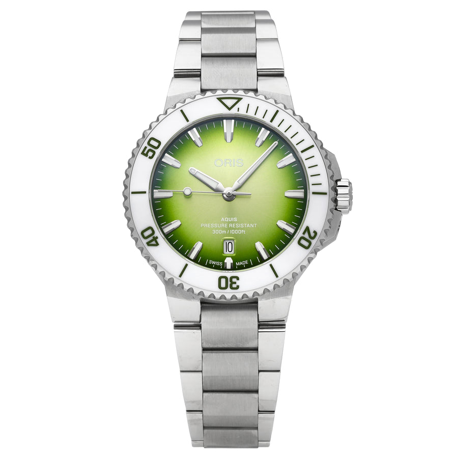 Oris Aquis Date Taste of Summer 41.5mm Auto Men's Watch 01 733 7787 4137-07 8 22