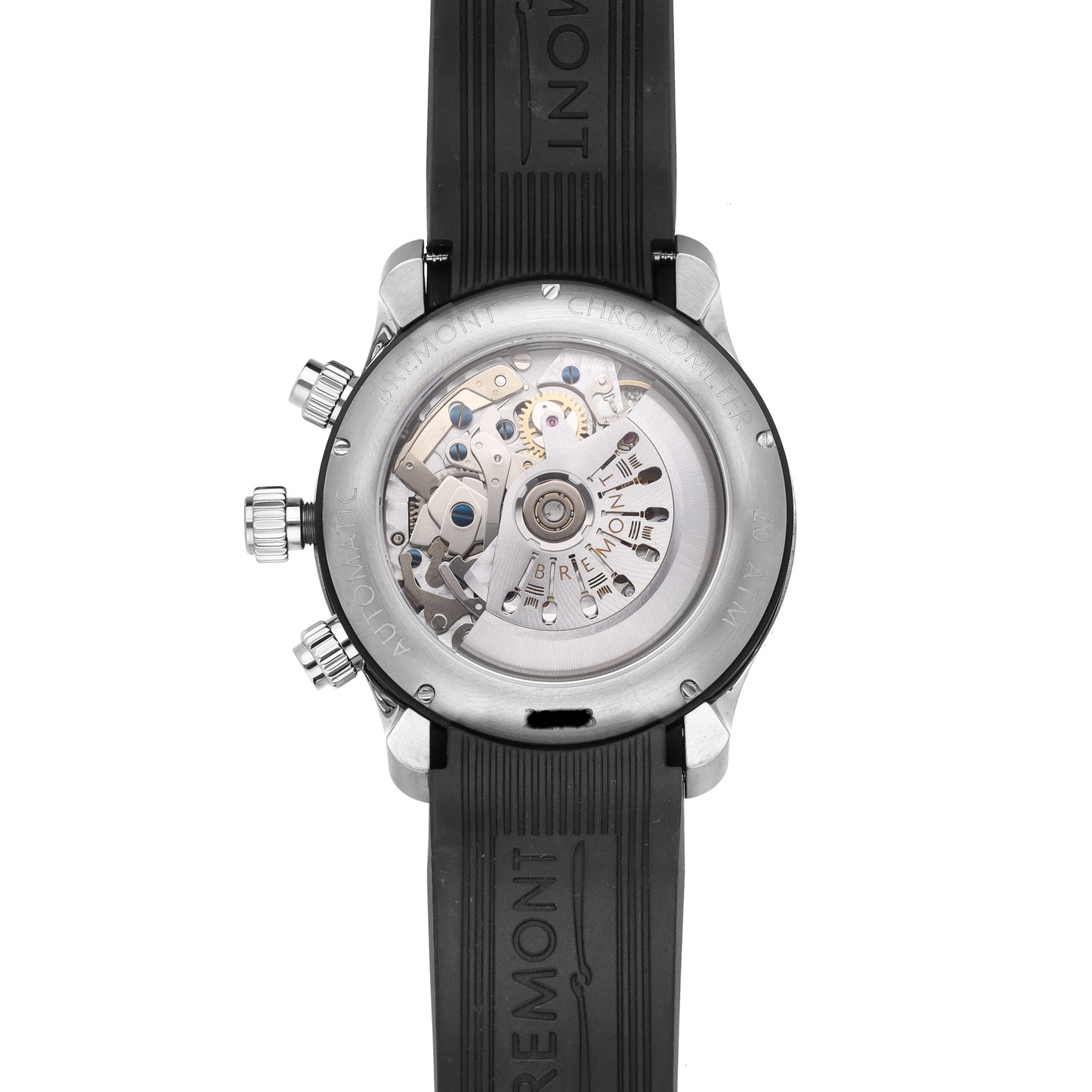 Bremont Supermarine Black Dial 43mm Automatic Men's Watch SMARINECHRONO-BK-R-S
