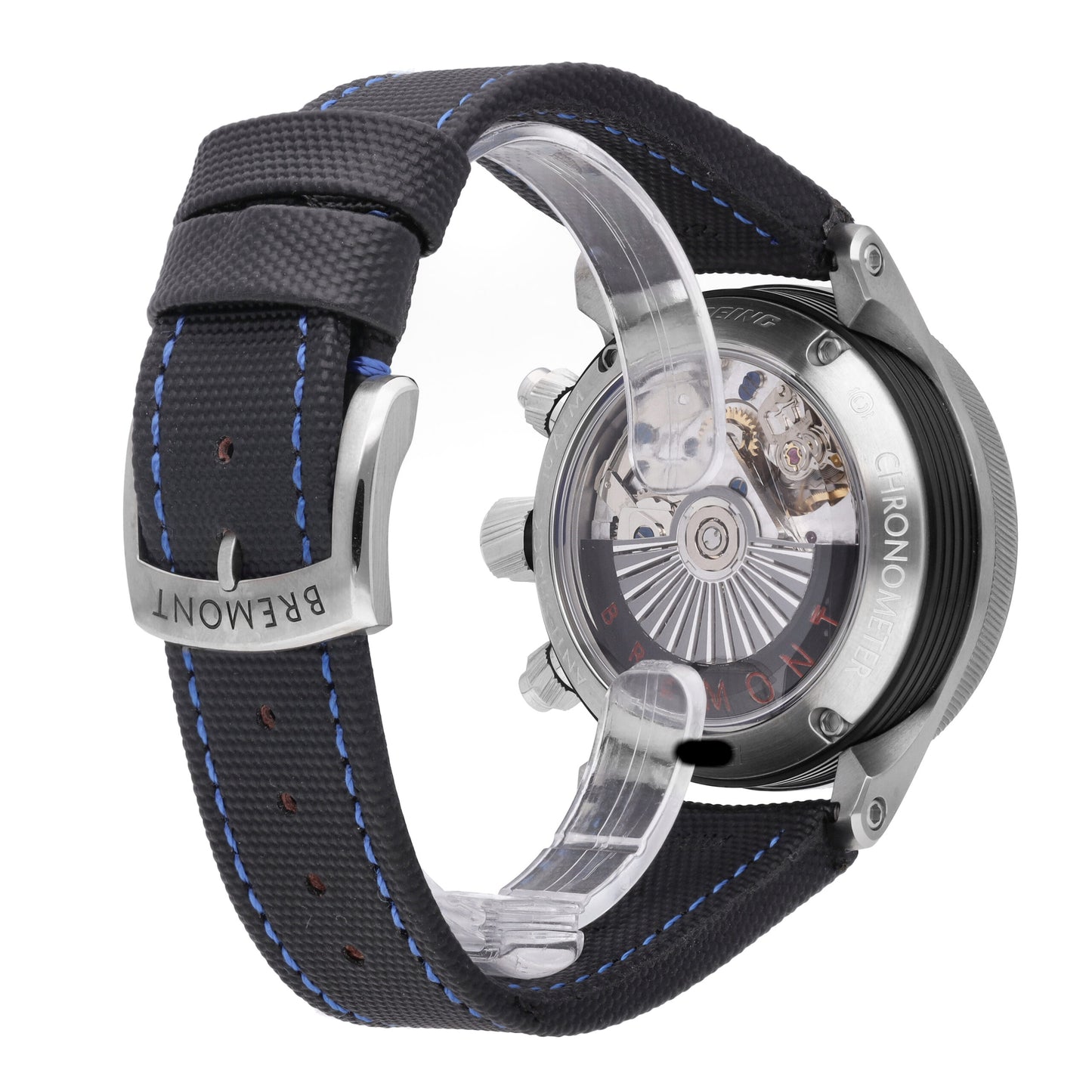 Bremont Boeing 247 Chronograph Black Dial 43mm Automatic Mens Watch BM247-BK-R-S