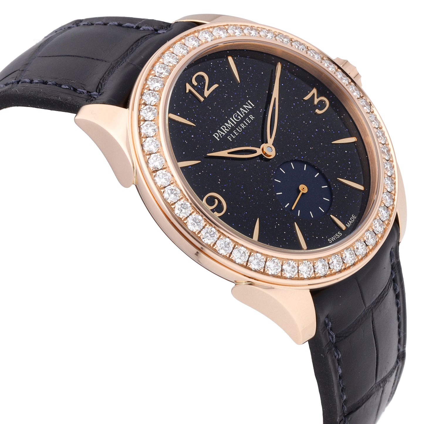 Parmigiani Metropolitaine 18k Rose Gold Auto Ladies Watch PFC801-1510320-HA3181