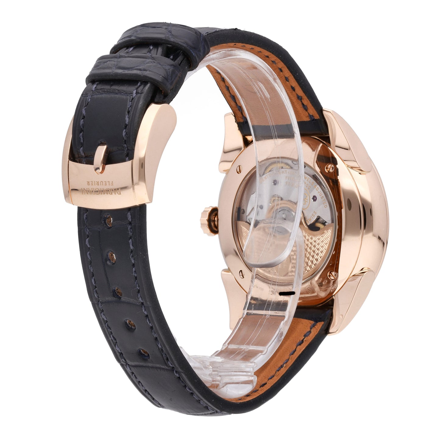 Parmigiani Metropolitaine 18k Rose Gold Auto Ladies Watch PFC801-1510320-HA3181