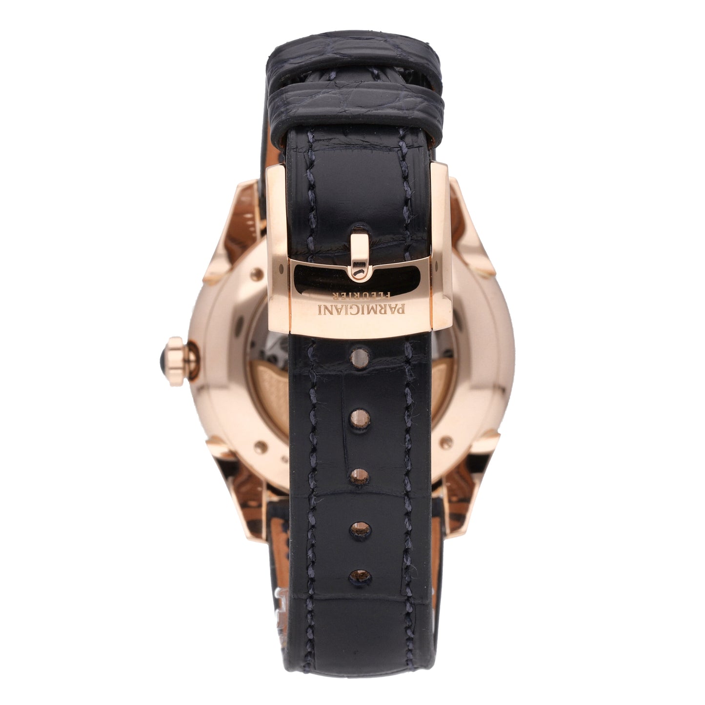 Parmigiani Metropolitaine 18k Rose Gold Auto Ladies Watch PFC801-1510320-HA3181