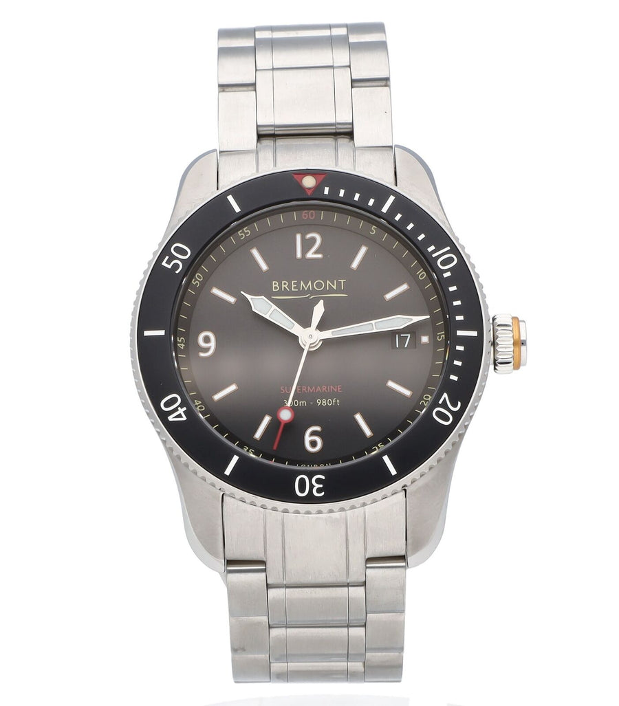 Bremont Supermarine Black Dial 40mm Automatic Men's Watch S300-BK-B