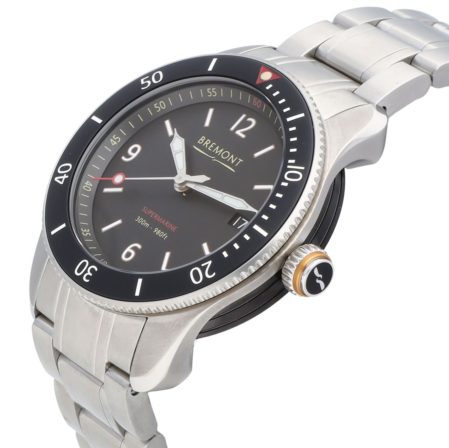 Bremont Supermarine Black Dial 40mm Automatic Men's Watch S300-BK-B