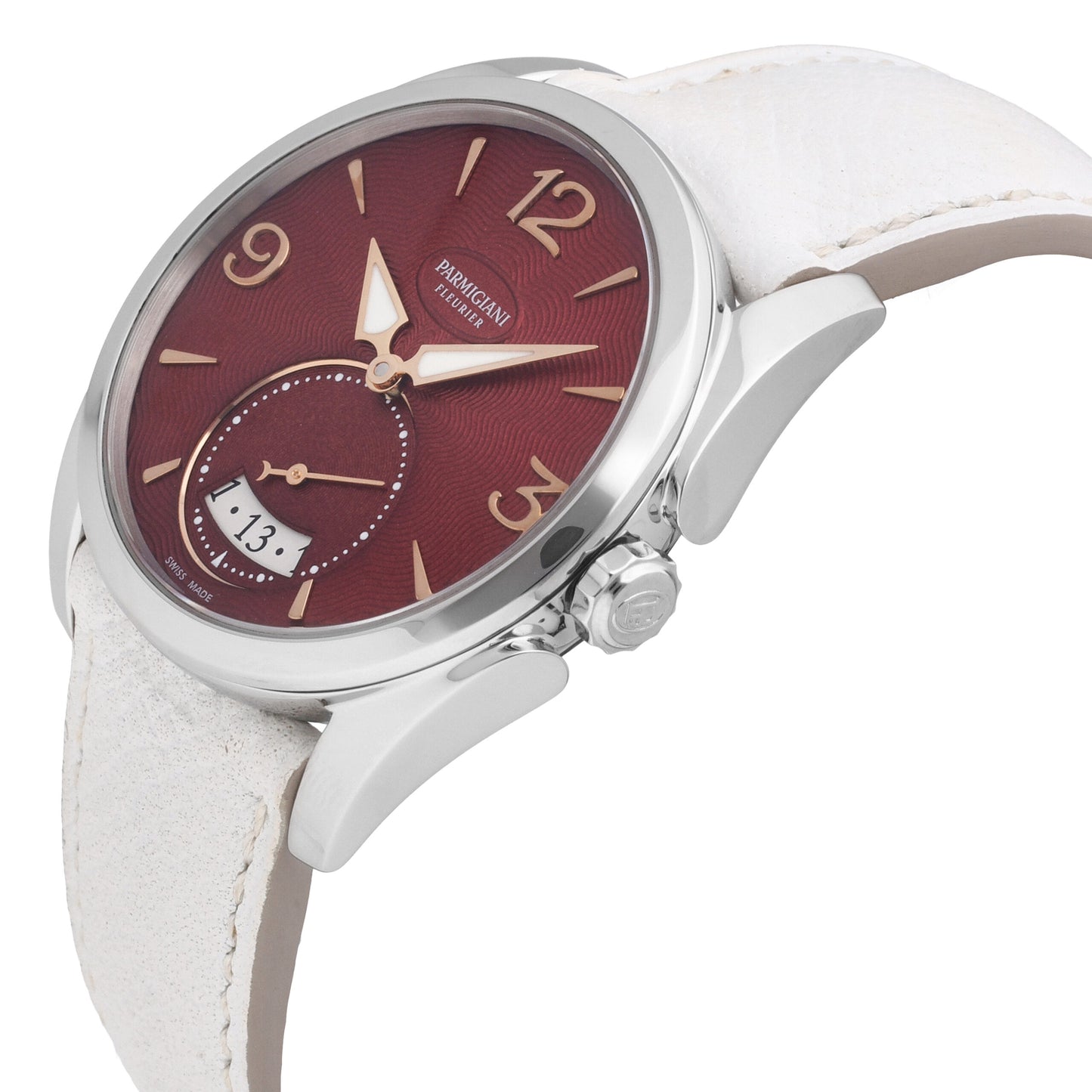 Parmigiani Tonda Metropolitaine Red Dial Auto Ladies Watch PFC273-0000900-HE2421