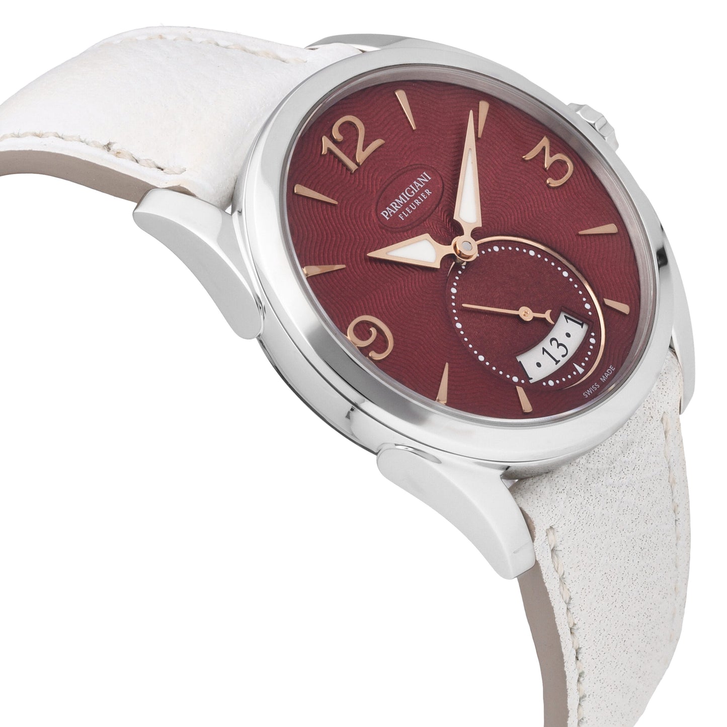 Parmigiani Tonda Metropolitaine Red Dial Auto Ladies Watch PFC273-0000900-HE2421