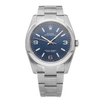 Rolex 2015 Oyster Perpetual Blue Dial 36mm Automatic Men's Watch 116000
