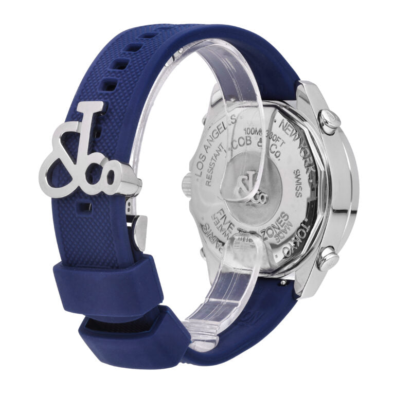 Jacob & Co. Five Time Zone MOP Dial 40mm Quartz Watch