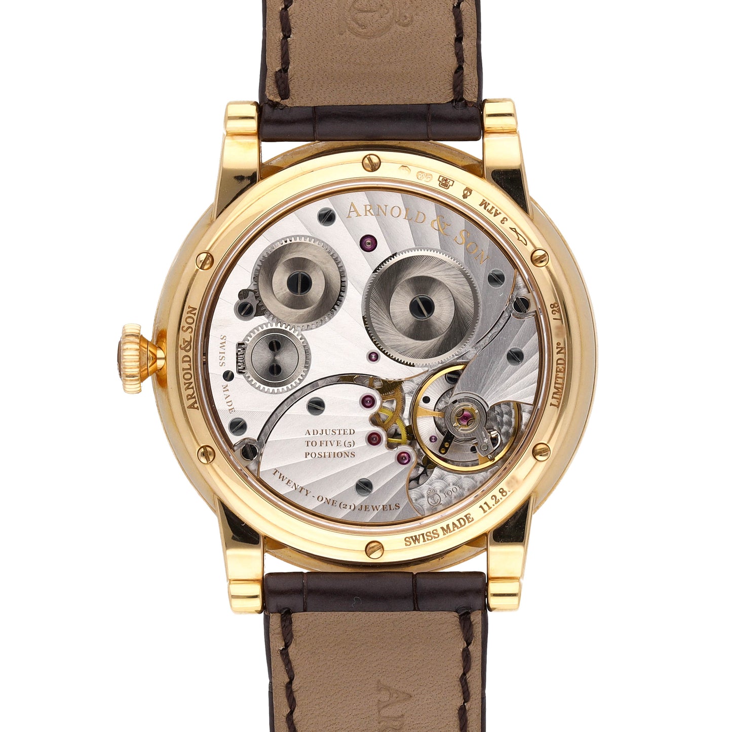 Arnold & Son HM Horses Set 18k Rose Gold Manual-Wind Men Watch 1LCAP.B04A.C111A
