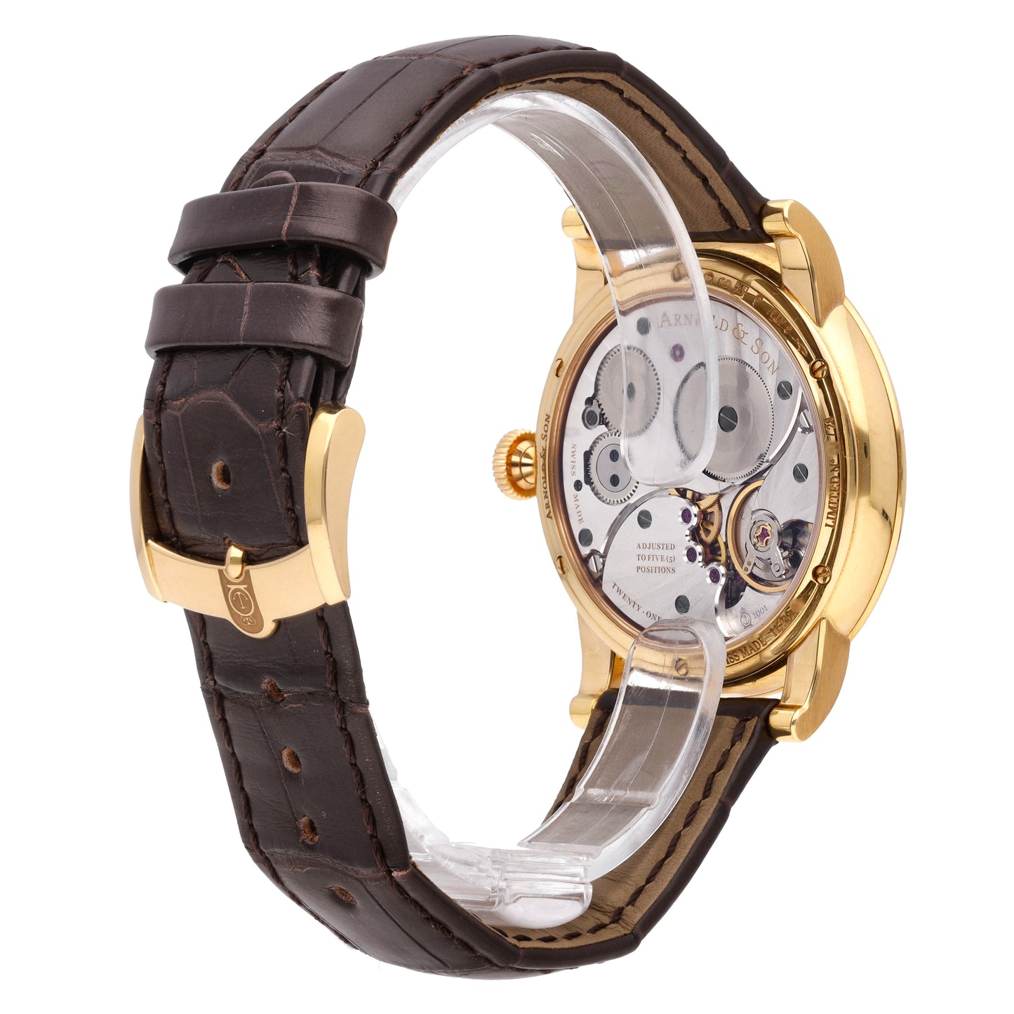 Arnold & Son HM Horses Set 18k Rose Gold Manual-Wind Men Watch 1LCAP.B04A.C111A