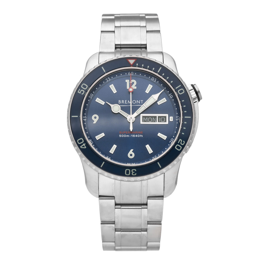 Bremont Supermarine S500 Blue Dial 43mm Automatic Men's Watch S500-BL-2018-B