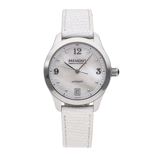 Bremont Solo 34 MOP Dial 34mm Automatic Ladies Watch SOLO34-AJ-MP-R-S