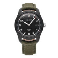 Bremont Airco Mach 1 Jet Black Dial 40mm Automatic Men's Watch AIRCO-M1-JET-R-S