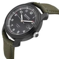 Bremont Airco Mach 1 Jet Black Dial 40mm Automatic Men's Watch AIRCO-M1-JET-R-S