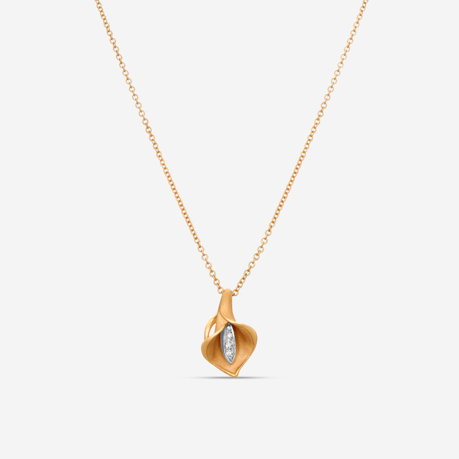 Annamaria Cammilli 18k Rose Gold Calla Necklace GPE0733J