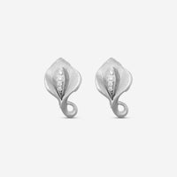 Annamaria Cammilli 18k White Gold Calla Earrings GOR0855W
