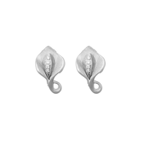 Annamaria Cammilli 18k White Gold Calla Earrings GOR0855W