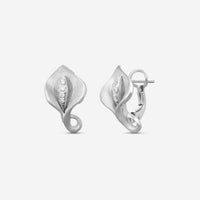Annamaria Cammilli 18k White Gold Calla Earrings GOR0855W