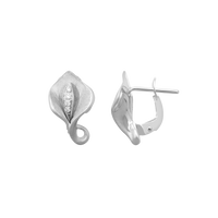 Annamaria Cammilli 18k White Gold Calla Earrings GOR0855W