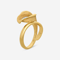 Annamaria Cammilli 18k Yellow Gold Calla Ring GAN0214U