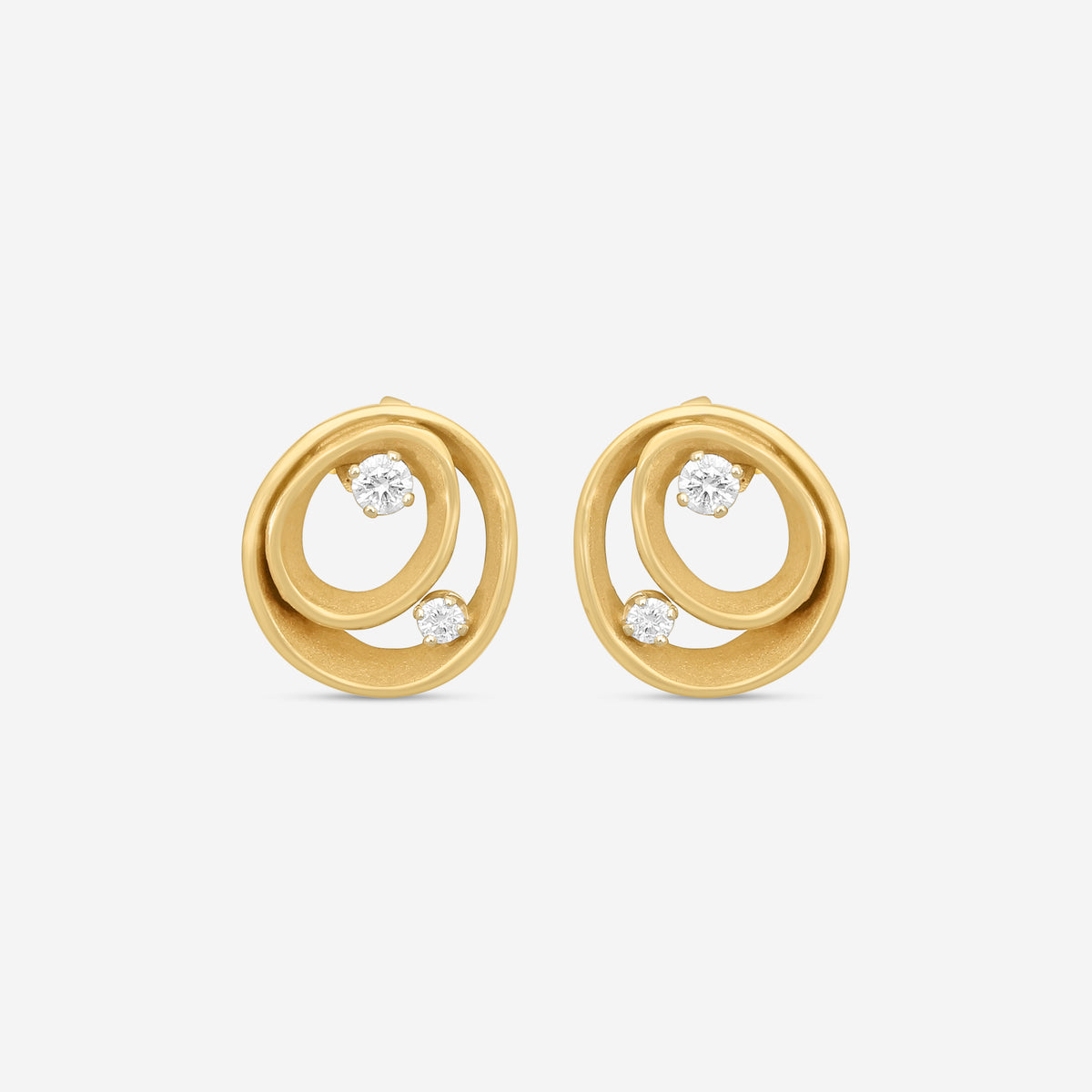 Annamaria Cammilli 18k Yellow Gold Dune Series Earrings GOR1932J