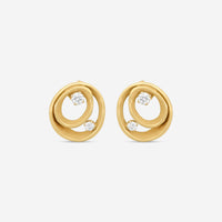 Annamaria Cammilli 18k Yellow Gold Dune Series Earrings GOR1932J