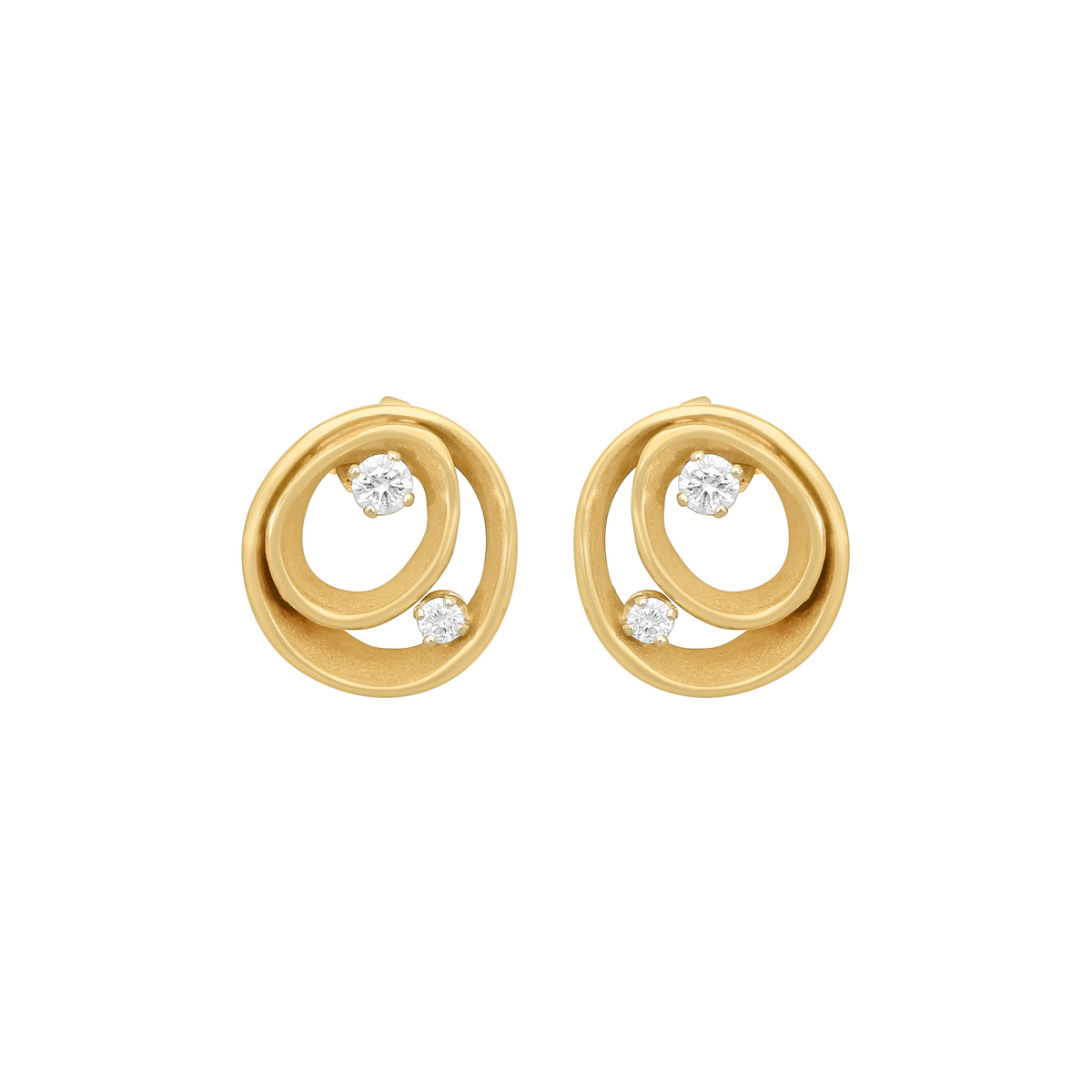 Annamaria Cammilli 18k Yellow Gold Dune Series Earrings GOR1932J