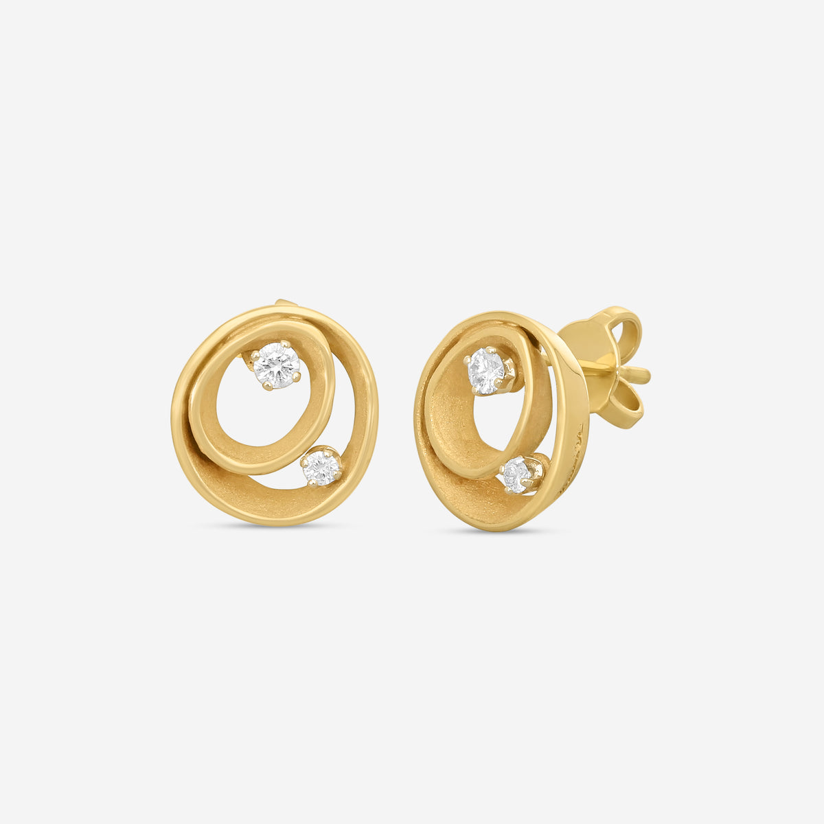 Annamaria Cammilli 18k Yellow Gold Dune Series Earrings GOR1932J