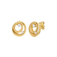 Annamaria Cammilli 18k Yellow Gold Dune Series Earrings GOR1932J