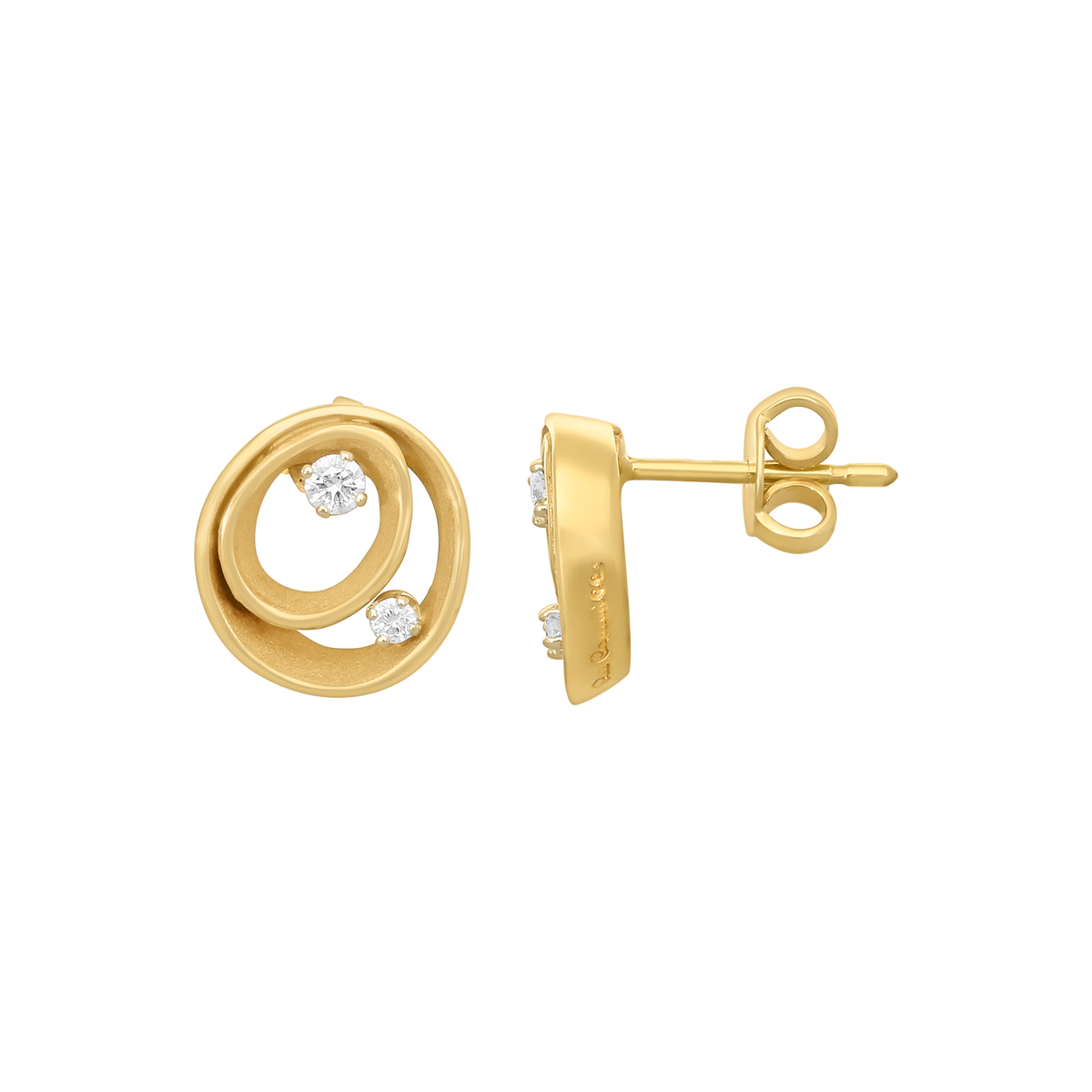 Annamaria Cammilli 18k Yellow Gold Dune Series Earrings GOR1932J