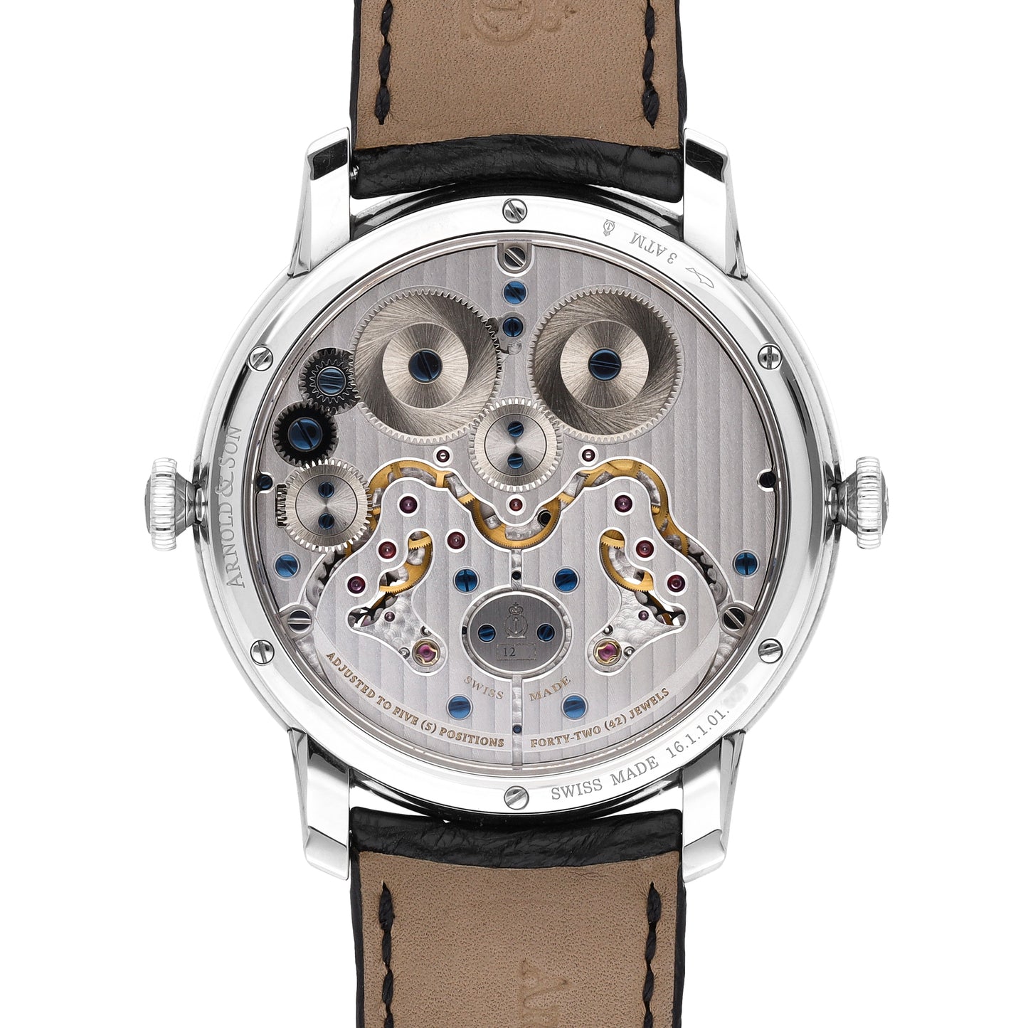 Arnold & Son DBG Equation GMT 44mm Manual-Wind Men's Watch 1DGAS.S01A.C121S