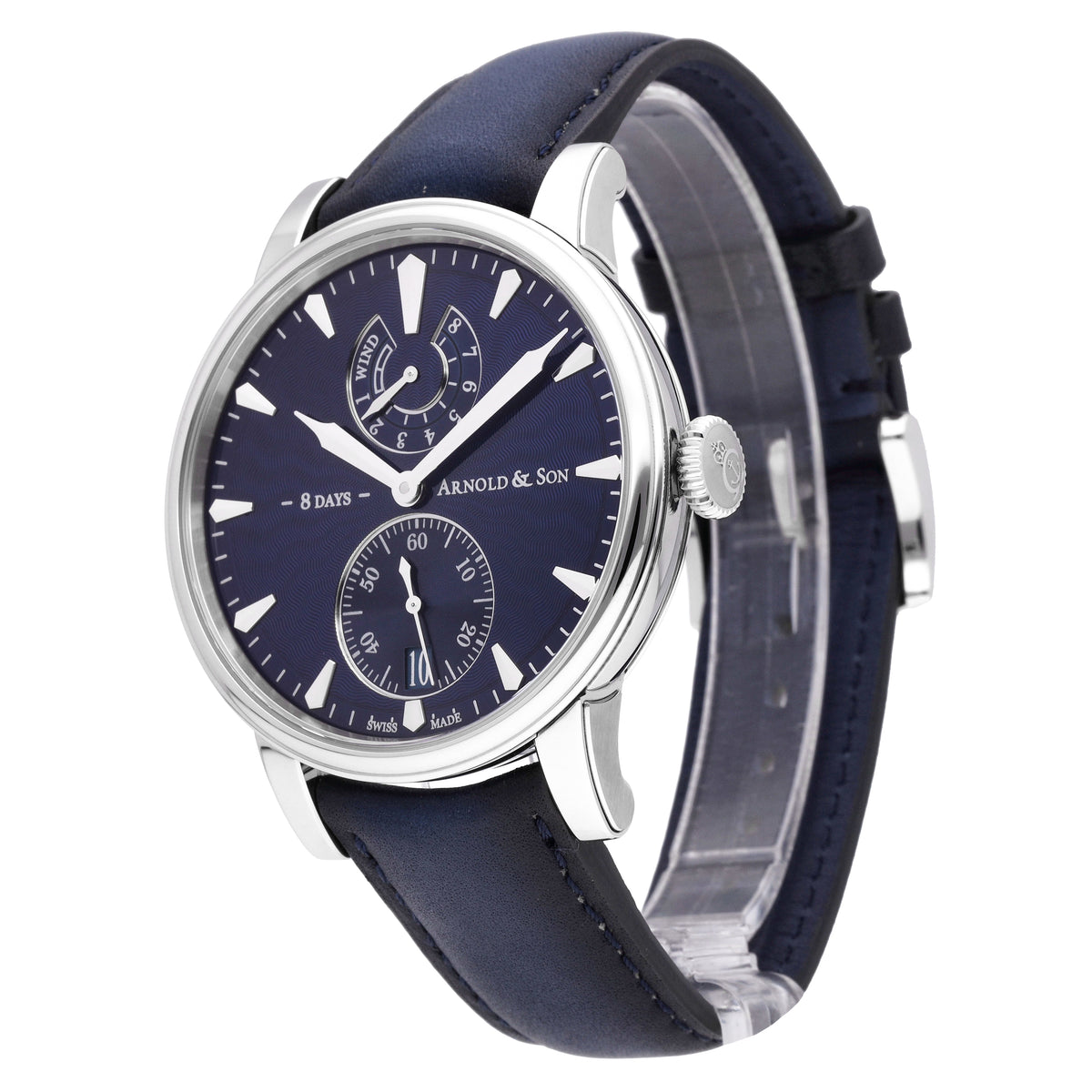 Arnold & Son Eight-Day Royal Navy 43mm Manual-Wind Men's Watch 1EDAS.U01A.D136S