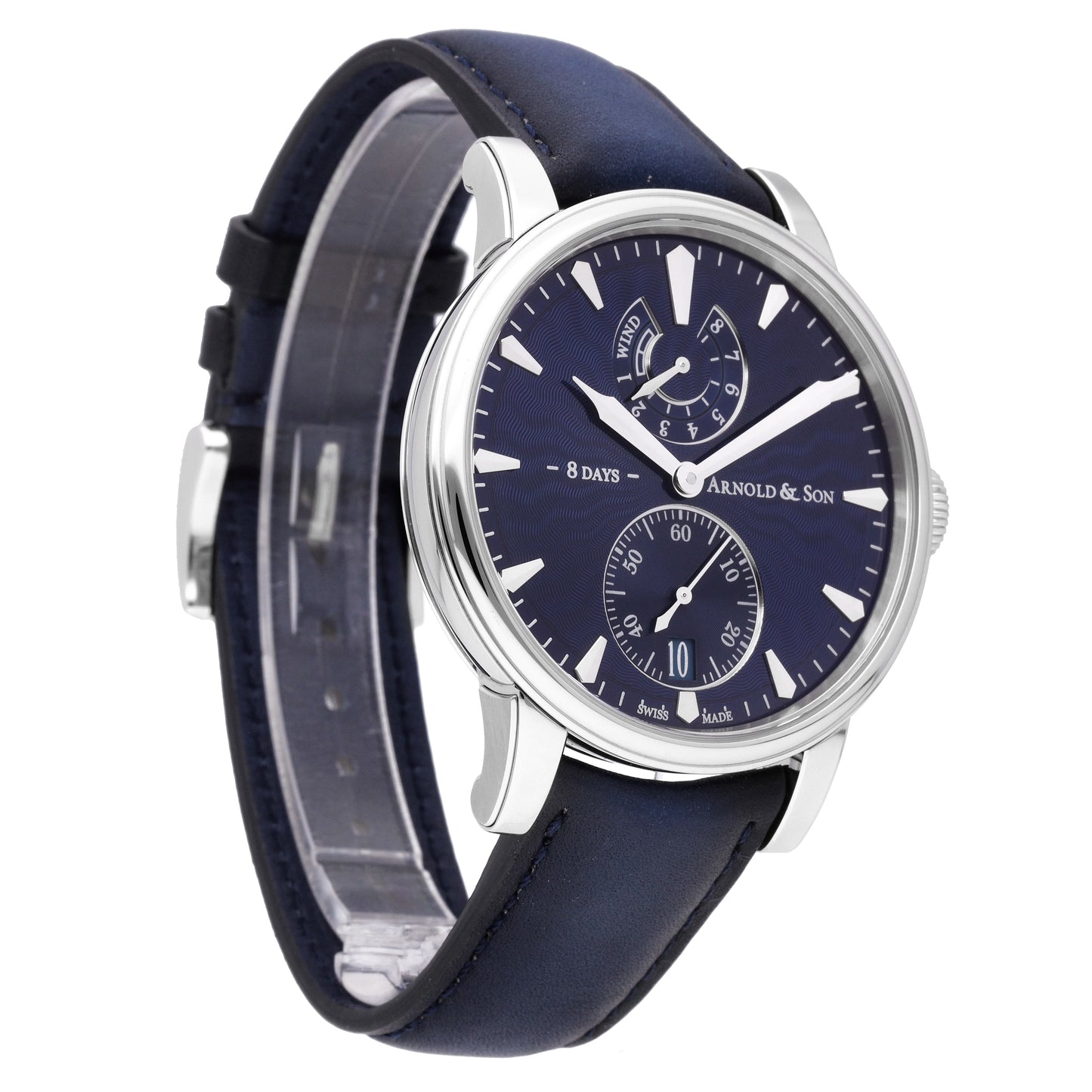Arnold & Son Eight-Day Royal Navy 43mm Manual-Wind Men's Watch 1EDAS.U01A.D136S