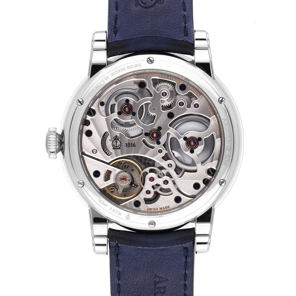 Arnold & Son Eight-Day Royal Navy 43mm Manual-Wind Men's Watch 1EDAS.U01A.D136S