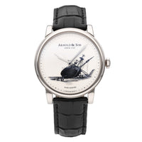 Arnold & Son HM Beagle Set 18k White Gold Manual-Wind Men Watch 1LCAW.S08A.C111W
