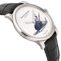 Arnold & Son HM Beagle Set 18k White Gold Manual-Wind Men Watch 1LCAW.S08A.C111W