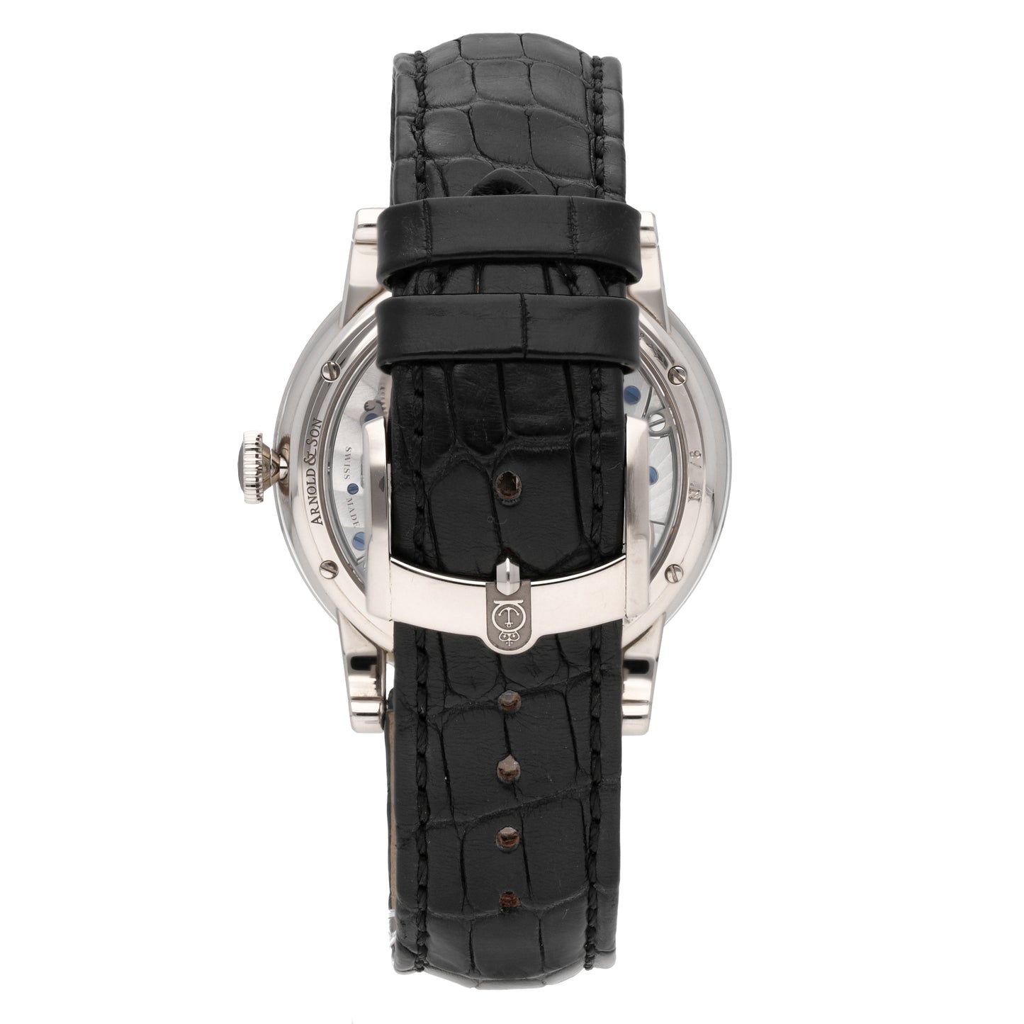 Arnold & Son HM Beagle Set 18k White Gold Manual-Wind Men Watch 1LCAW.S08A.C111W