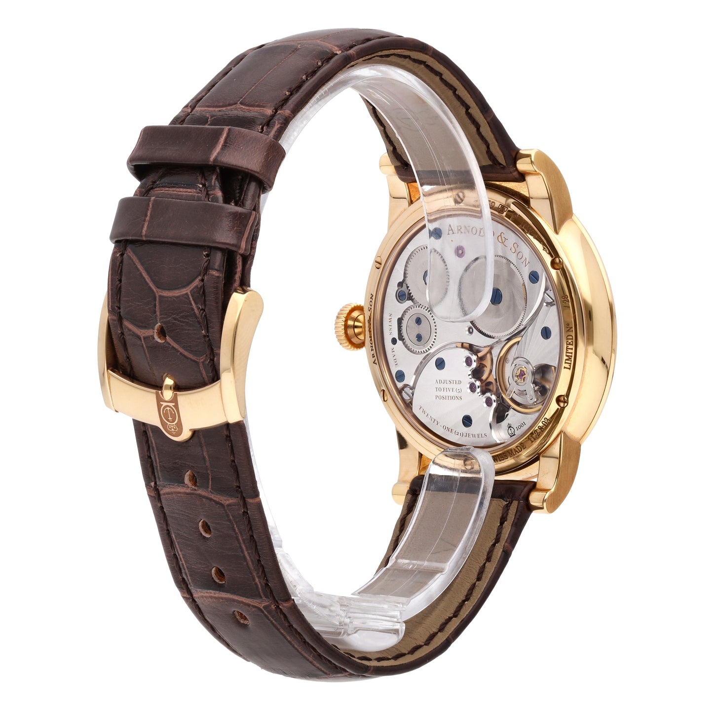 Arnold & Son HM Horses Set 18k Rose Gold Manual-Wind Men Watch 1LCAP.W03A.C111A