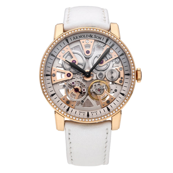 Arnold & Son Nebula 18k Rose Gold 41.5mm Manual-Wind Watch 1NEMR.R01A.D139A