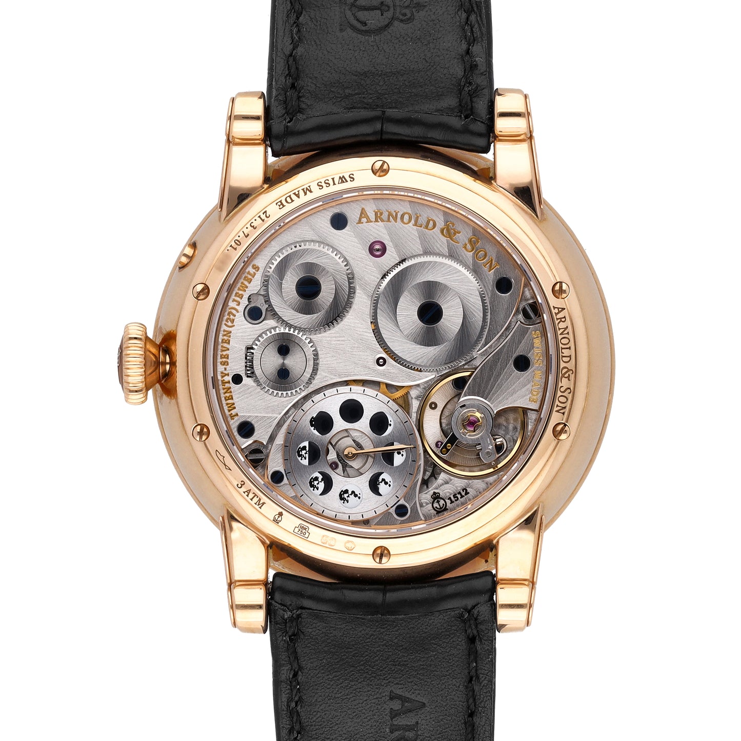 Arnold & Son Perpetual Moon 18k Rose Gold 41mm Manual-Wind Mens 1GLAR.U03A.C123A