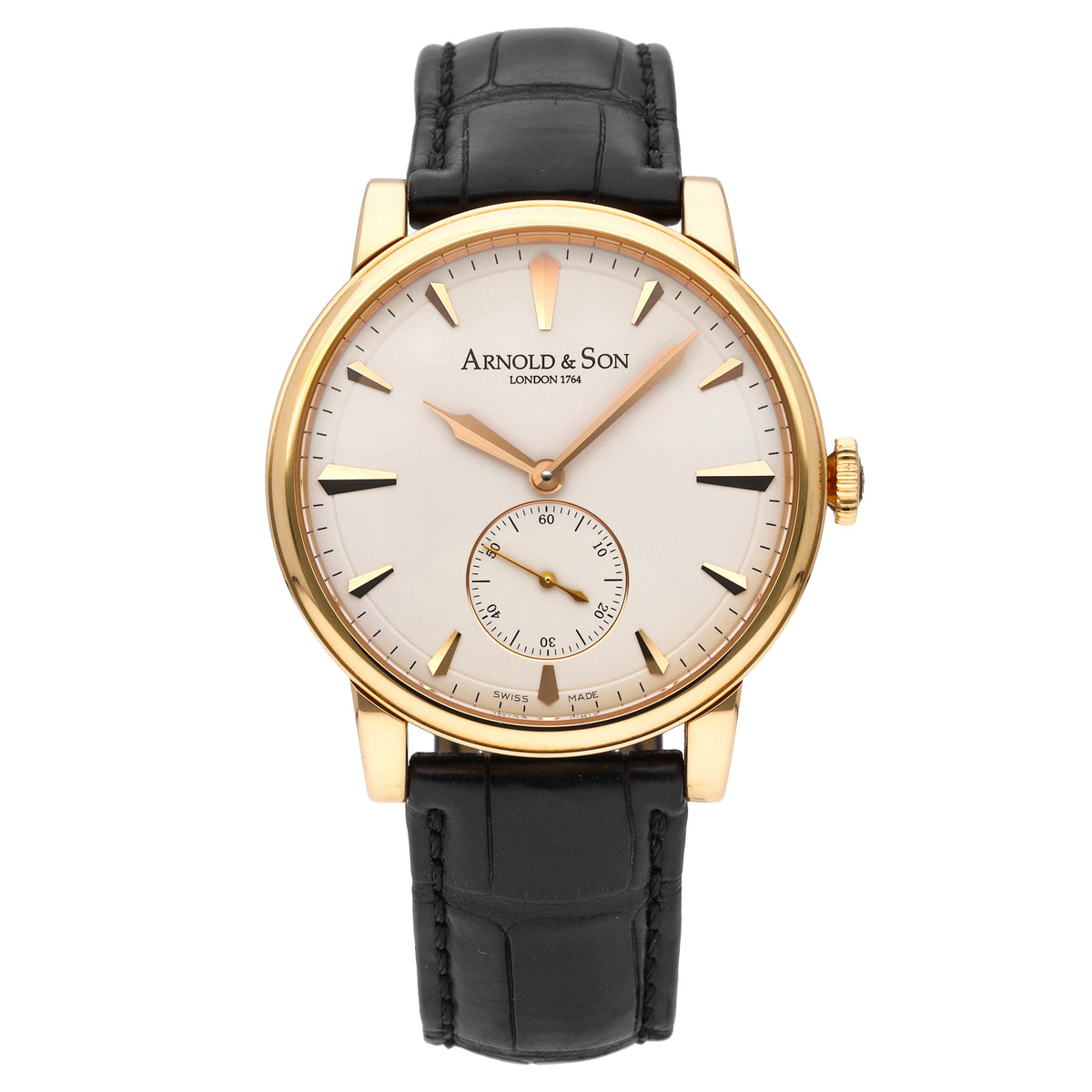 Arnold & Son Royal Collection 18k Rose Gold 40mm Manual Watch 1LCAP.W01A.C110A