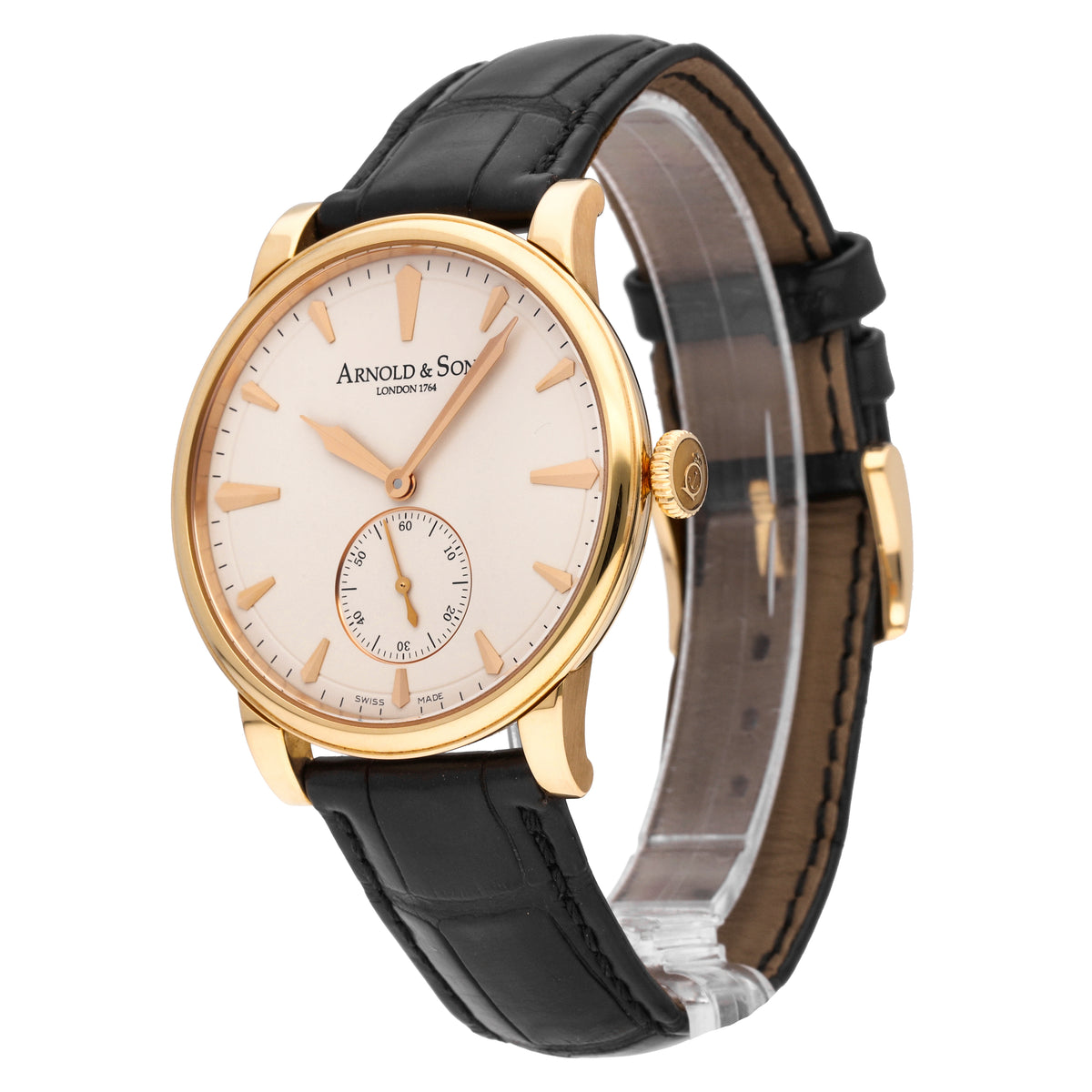 Arnold & Son Royal Collection 18k Rose Gold 40mm Manual Watch 1LCAP.W01A.C110A