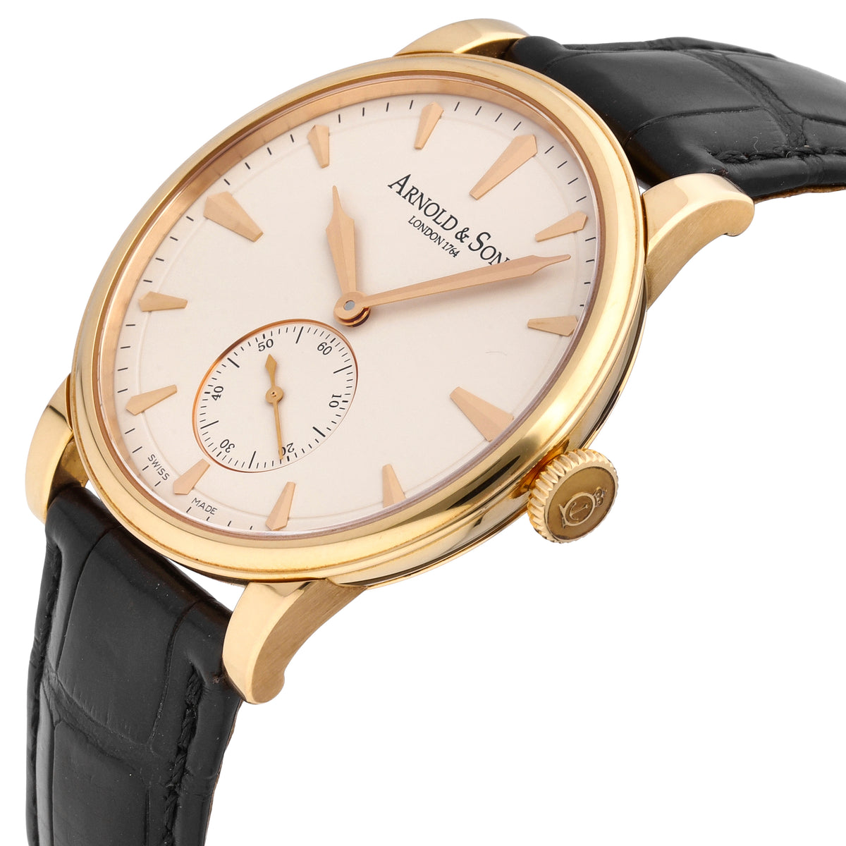 Arnold & Son Royal Collection 18k Rose Gold 40mm Manual Watch 1LCAP.W01A.C110A