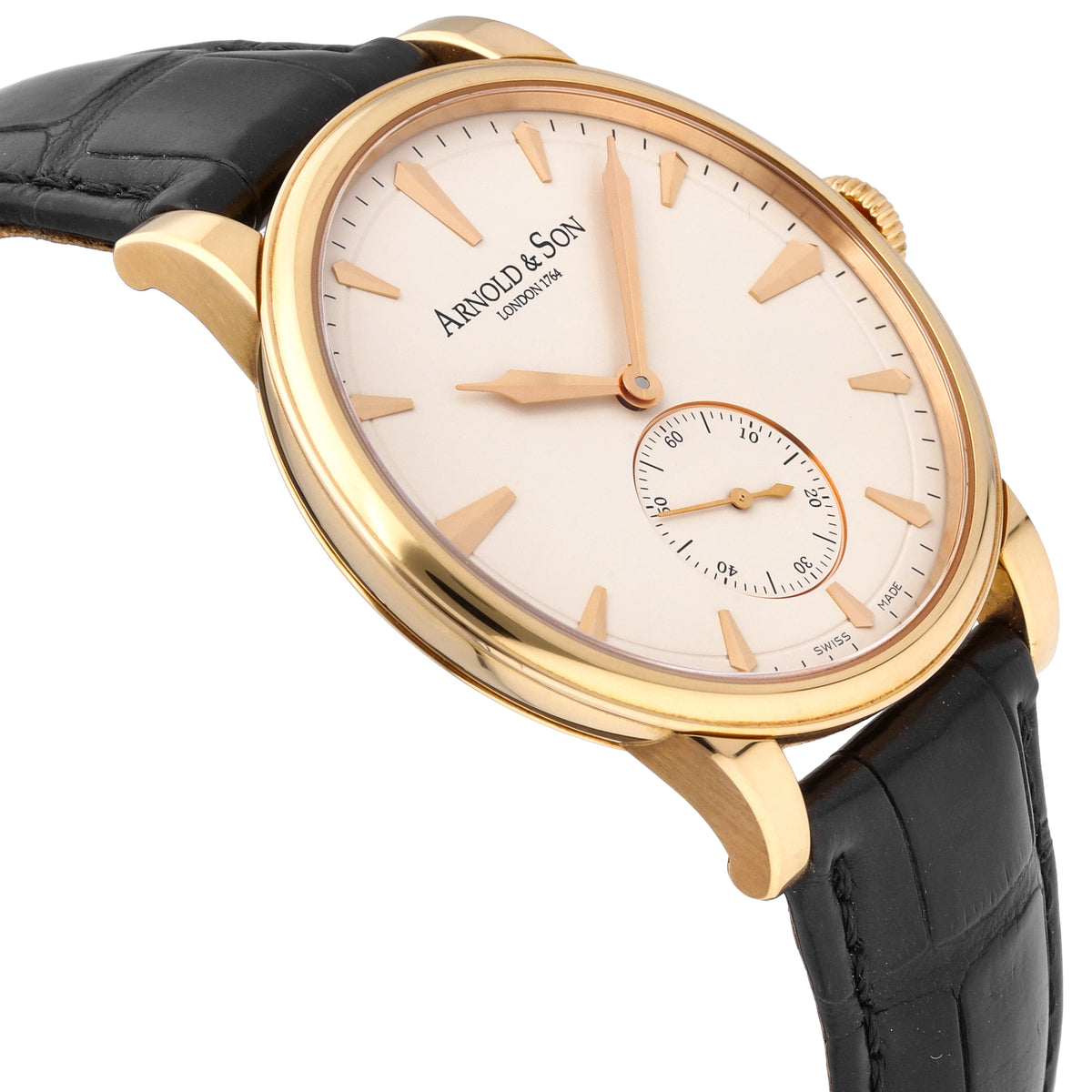 Arnold & Son Royal Collection 18k Rose Gold 40mm Manual Watch 1LCAP.W01A.C110A