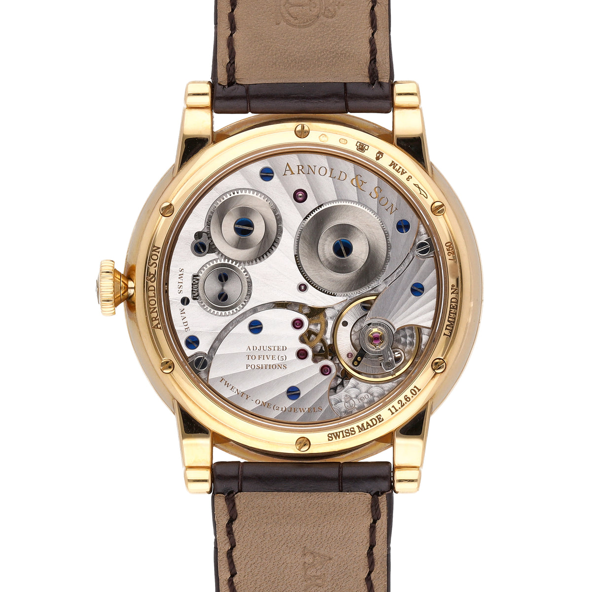 Arnold & Son Royal Collection 18k Rose Gold Manual-Wind Watch 1LCAP.S04A.C110A