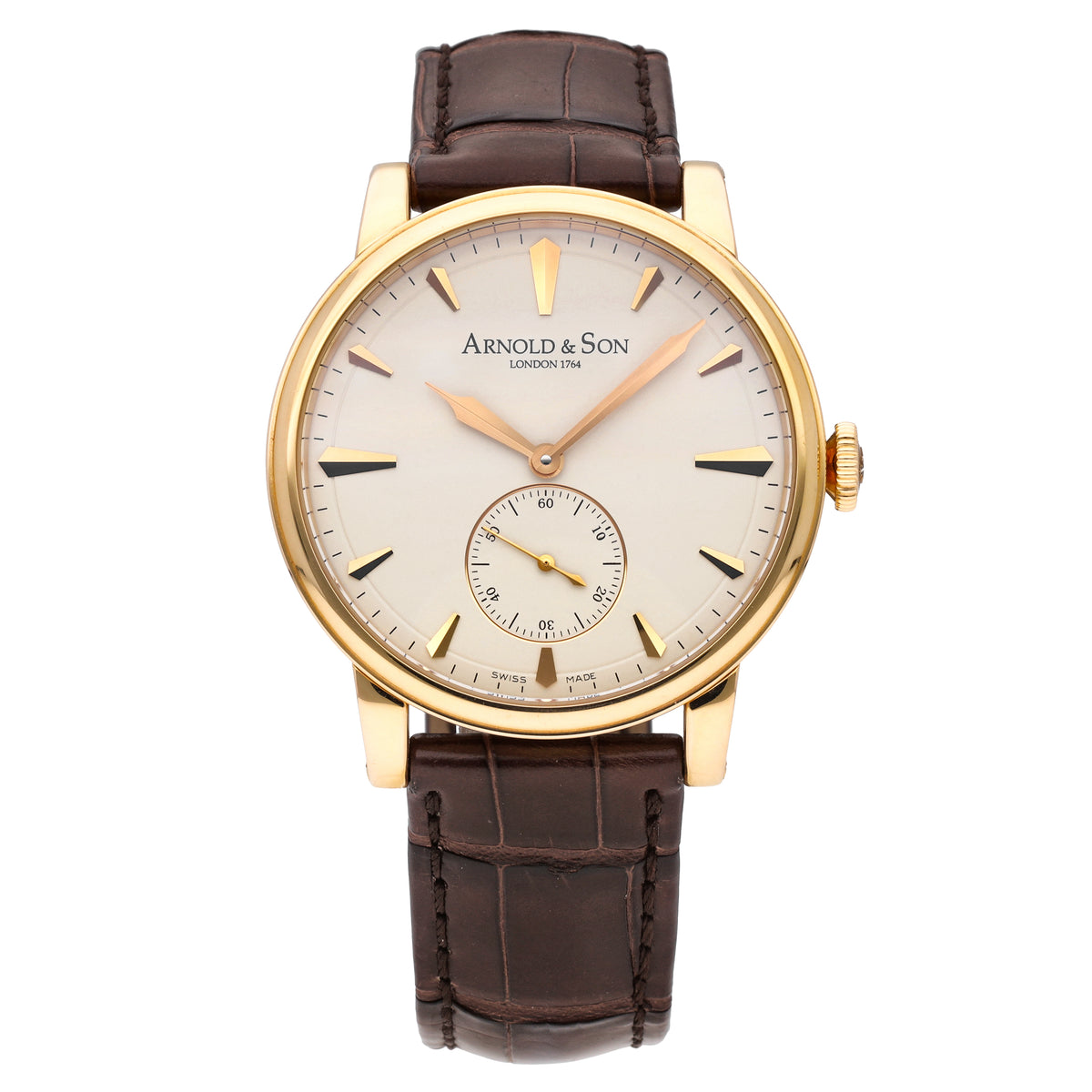 Arnold & Son Royal Collection LE 18k Rose Gold Manual Watch 1LCAP.W01A.C110A