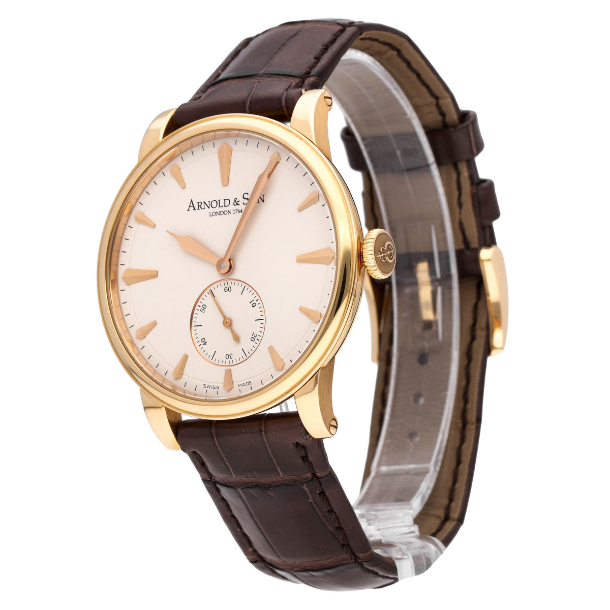 Arnold & Son Royal Collection LE 18k Rose Gold Manual Watch 1LCAP.W01A.C110A