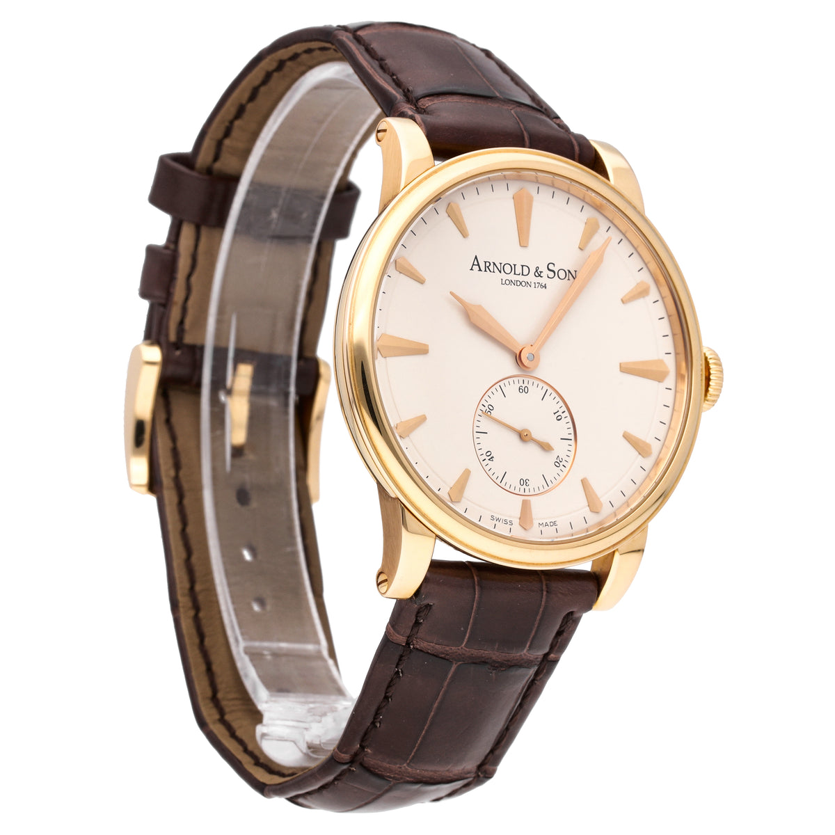 Arnold & Son Royal Collection LE 18k Rose Gold Manual Watch 1LCAP.W01A.C110A