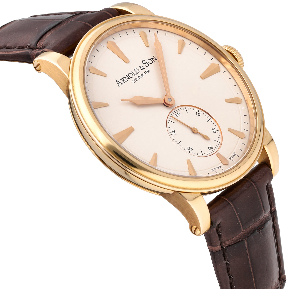 Arnold & Son Royal Collection LE 18k Rose Gold Manual Watch 1LCAP.W01A.C110A